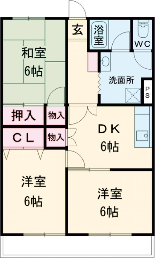 欅マンションの間取り