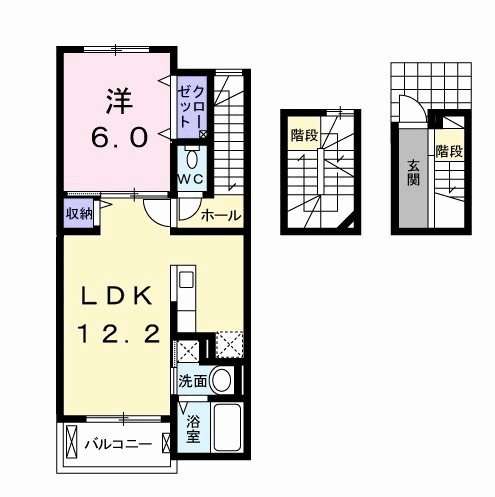 ピュアKの間取り