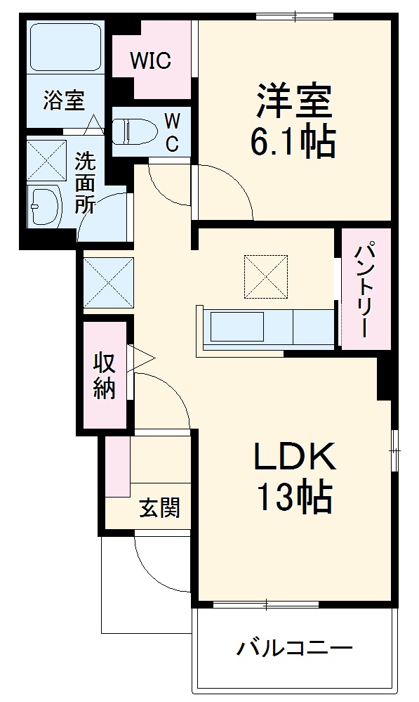 セレーナAの間取り