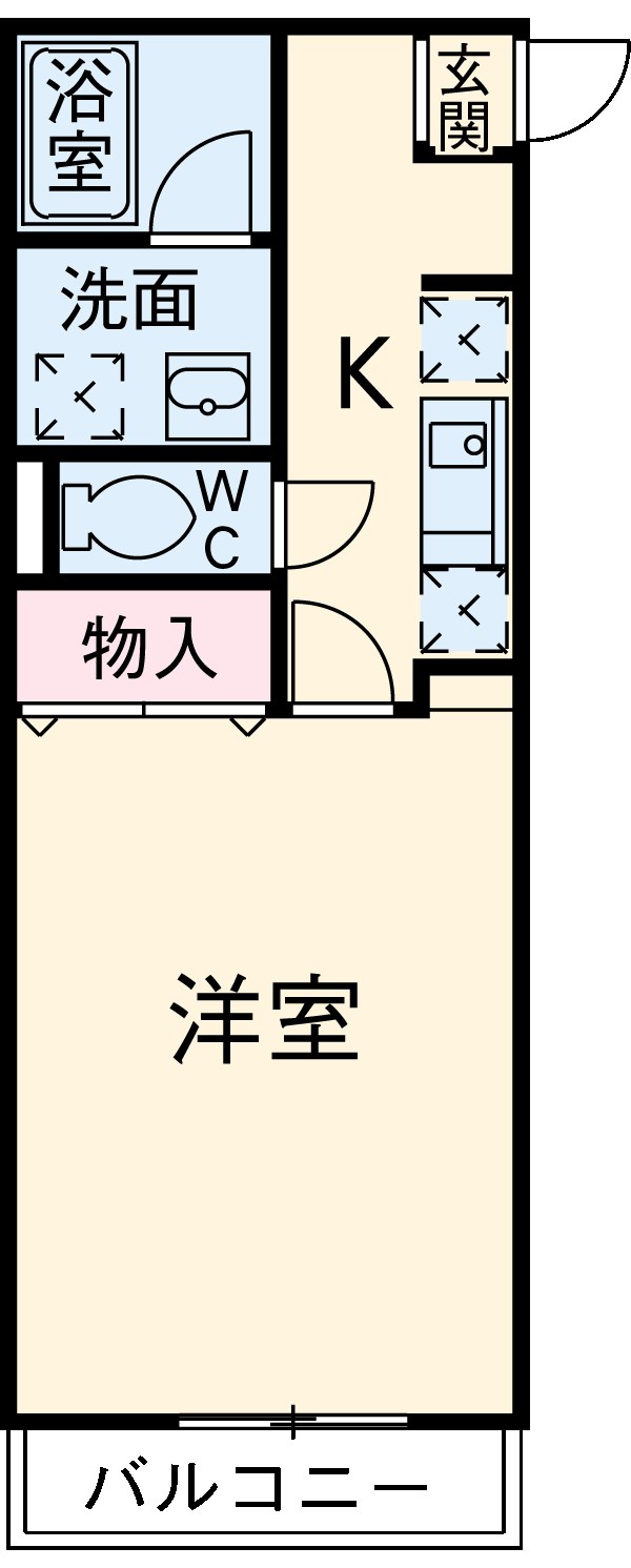 イリゼの間取り