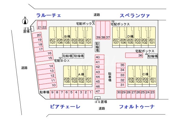 22/28 駐車場