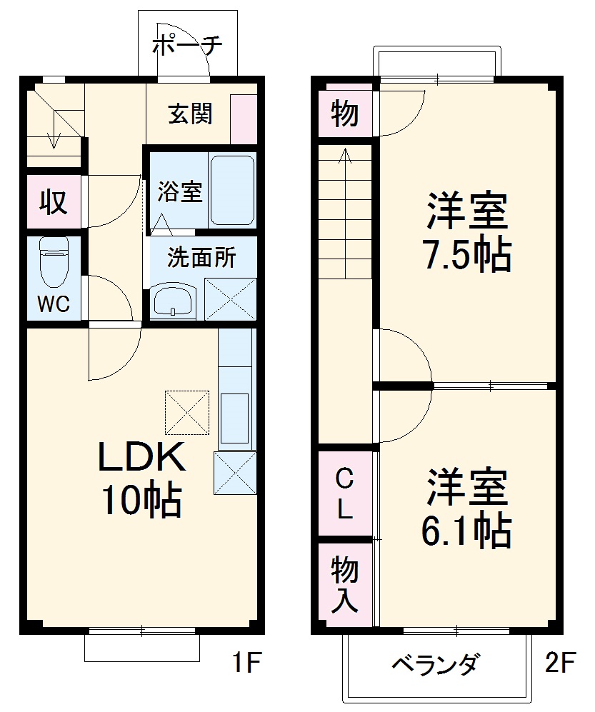 ファミール上町の間取り