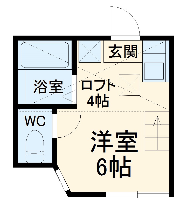ユナイト衣笠セブリアンの間取り