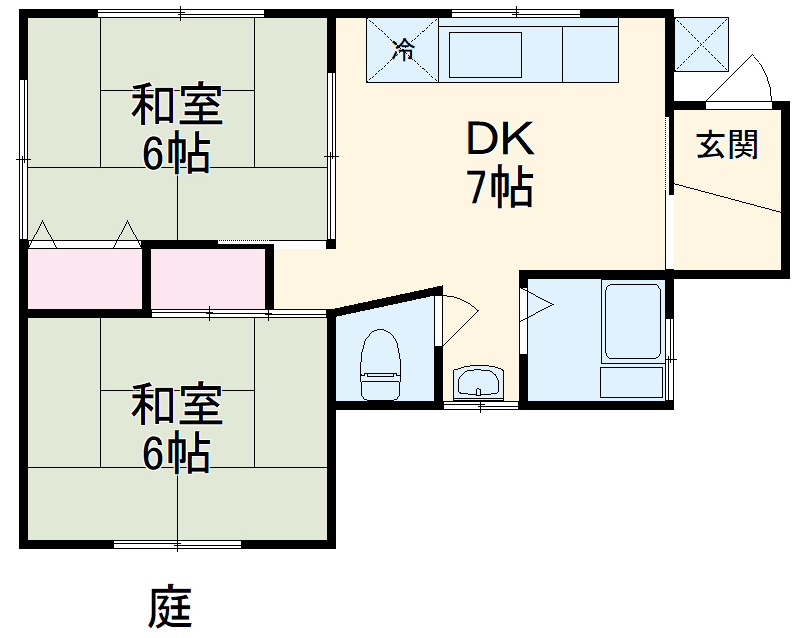 ガーデンハイムⅡの間取り