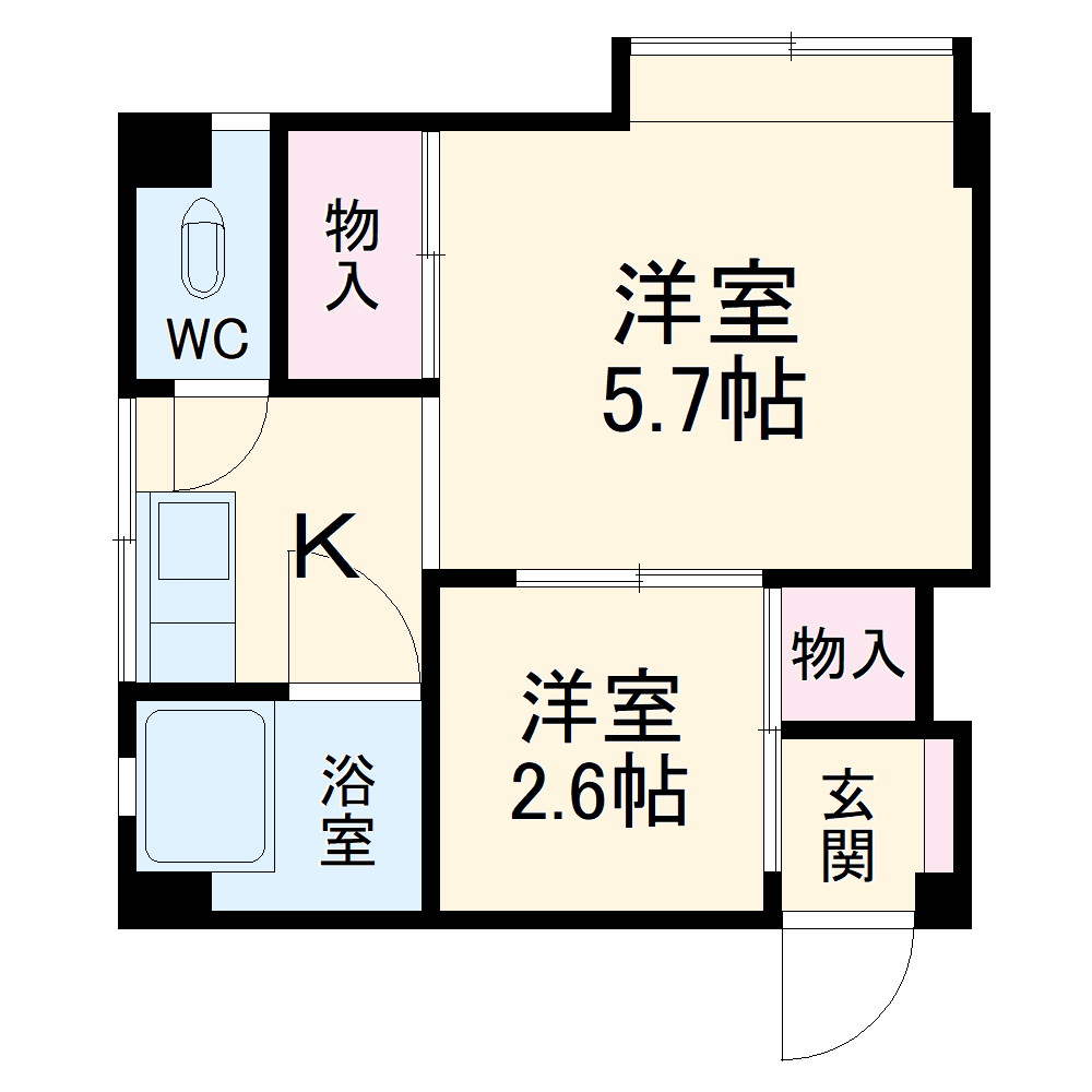 岡田BLD6の間取り