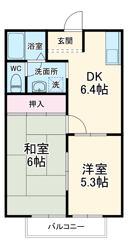 ソレイユトリスの間取り