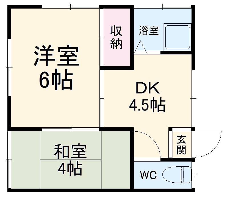 第二菊池荘の間取り