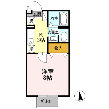 メゾンムジューの間取り