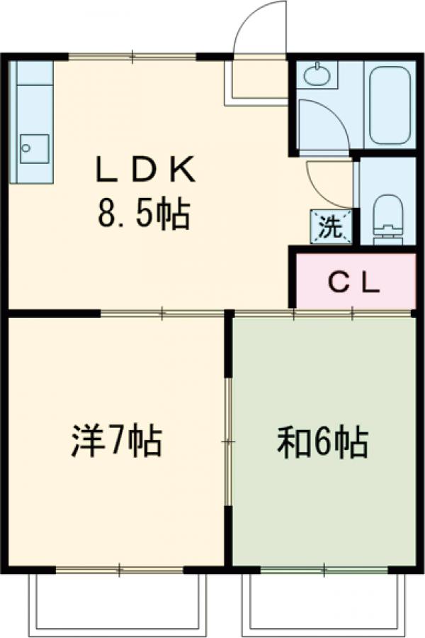 ジュネスコーポの間取り