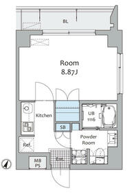 シュロスウエスト綱島の間取り
