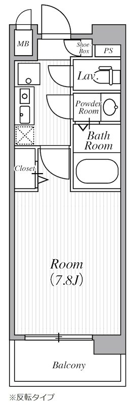 グランドフォーレヤマモトの間取り