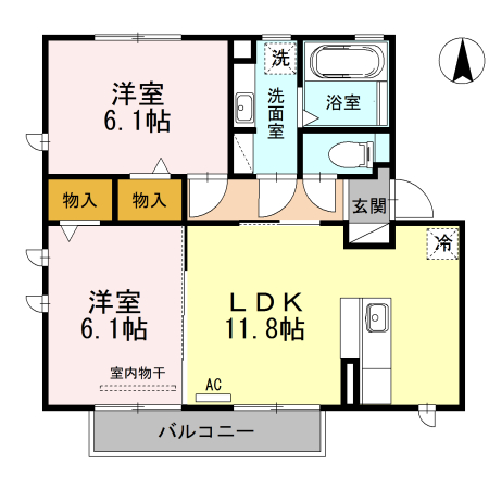 カトレアの間取り