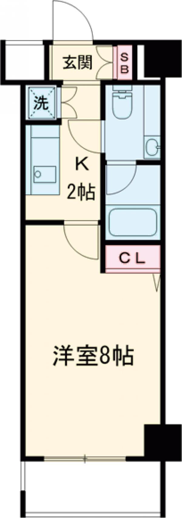 プレミアムコート都立大学の間取り