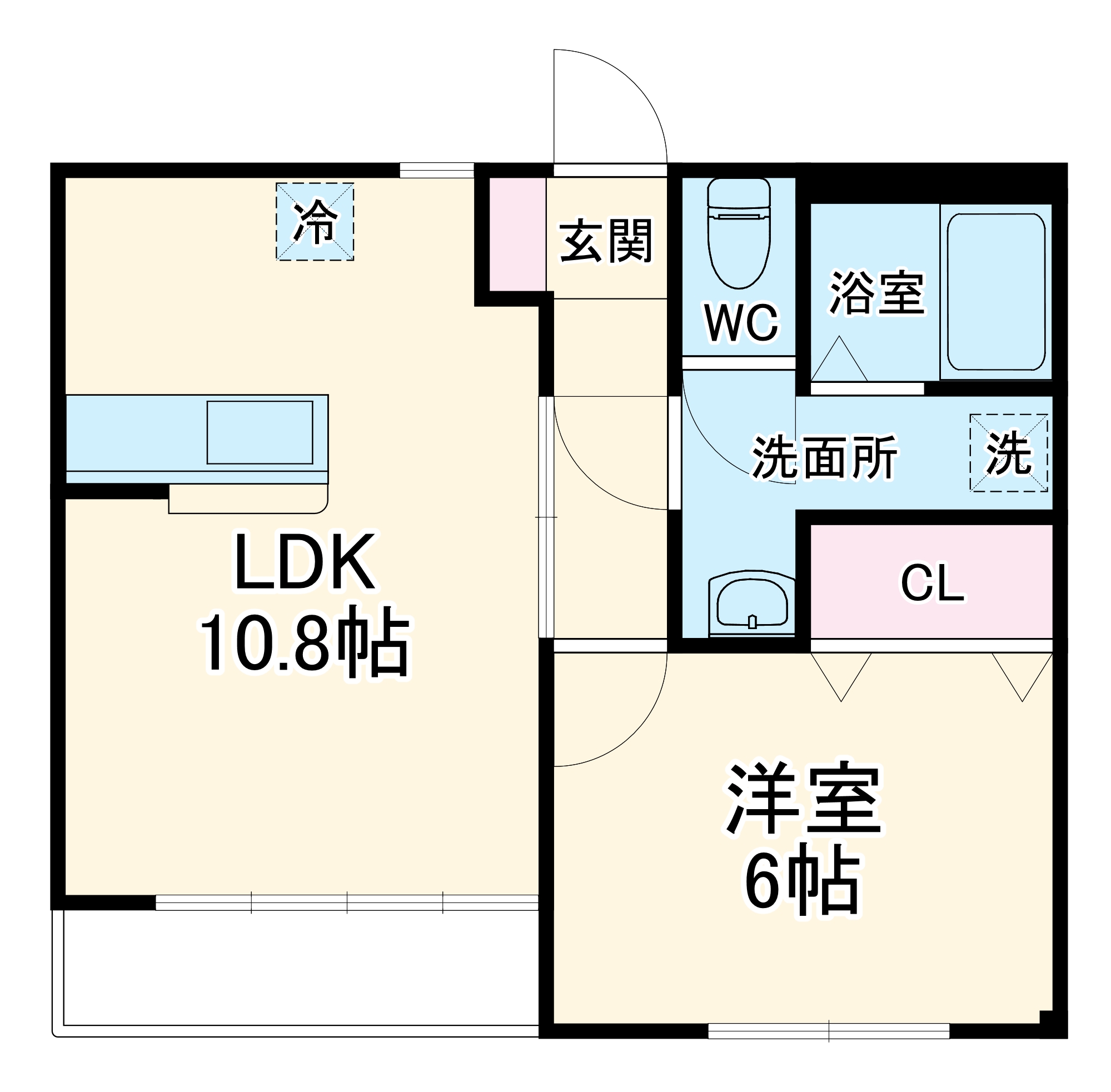 ライフイン重森の間取り
