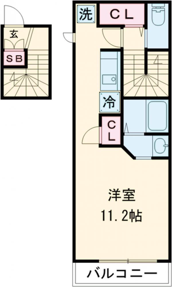 プレアル自由が丘の間取り