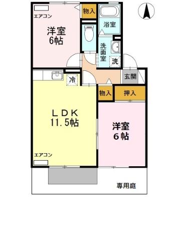 セジュールスールの間取り