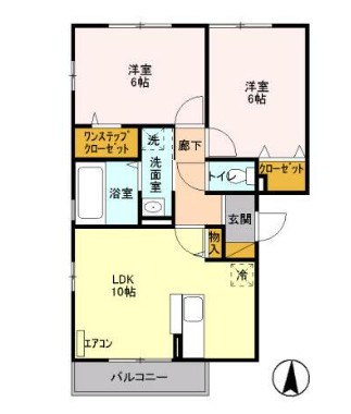 アンソレイユの間取り