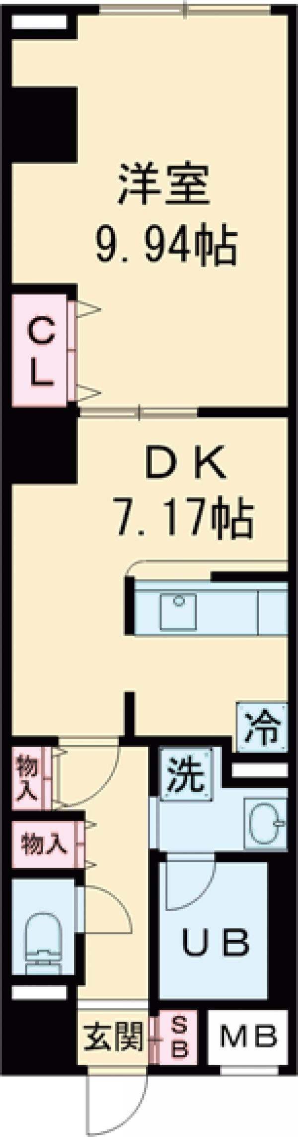 バレーヌ大森山王の間取り