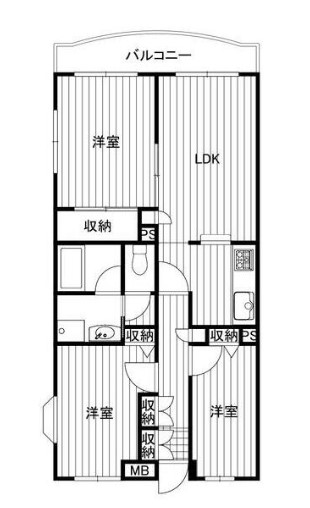 アゼリアⅡ番館の間取り