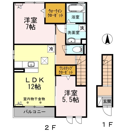 ヒルズⅡの間取り