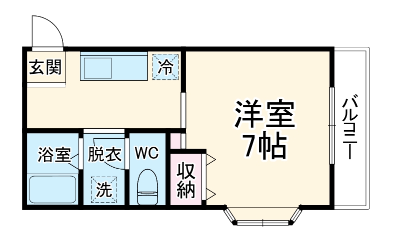 グランメールⅠの間取り