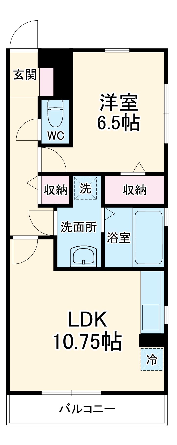 ボヌールの間取り