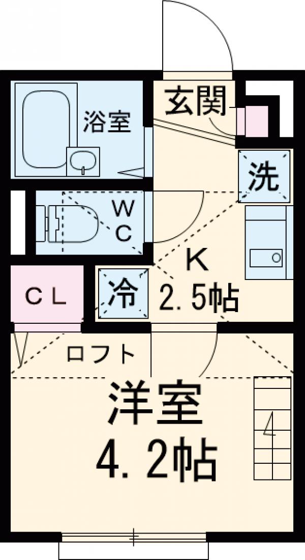リブリ・ドルフ上野毛の間取り