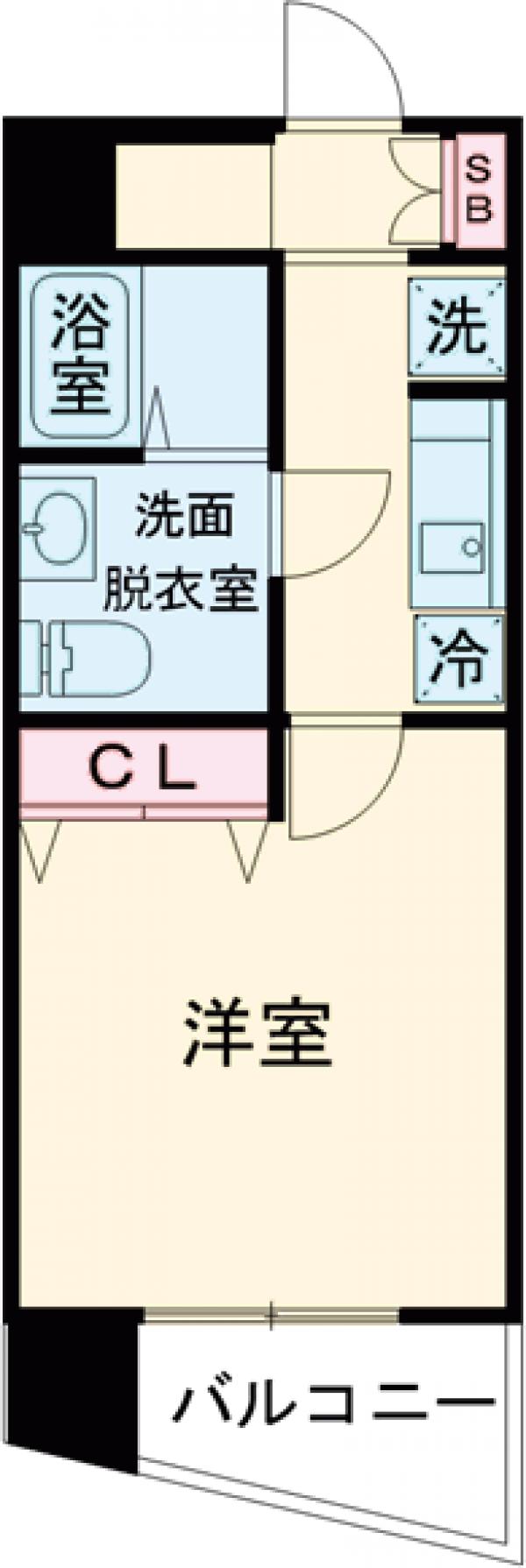 プレール・ドゥーク駒沢大学駅前の間取り