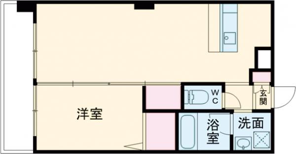 ボヌール博多の間取り