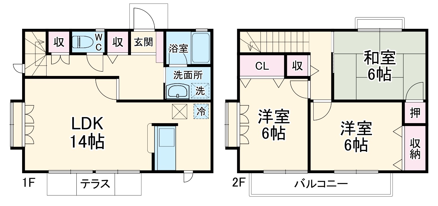 ハイグランド中井坂Ⅱの間取り