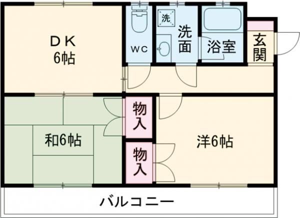 ベルメゾン・スギの間取り