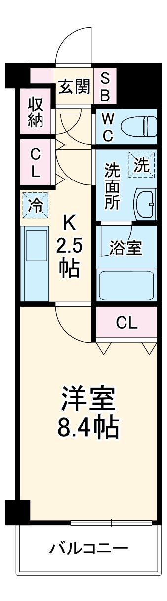 charcoalの間取り