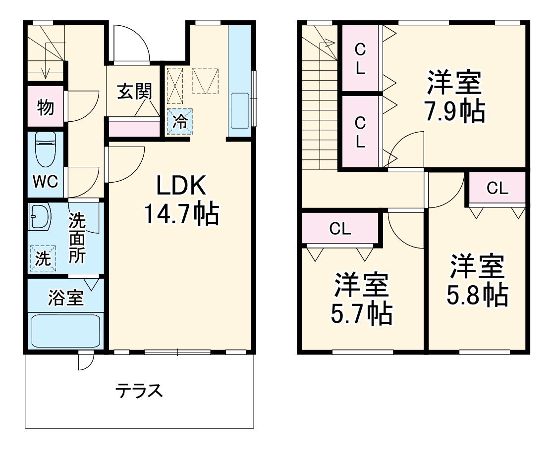 シェソワの間取り