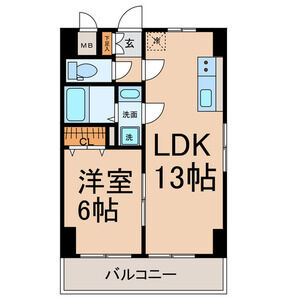 プリミエール平和の間取り