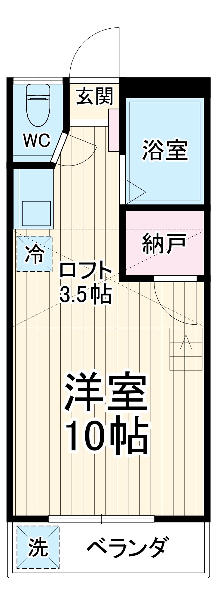 セザンヌ内張の間取り