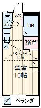 セザンヌ内張の間取り