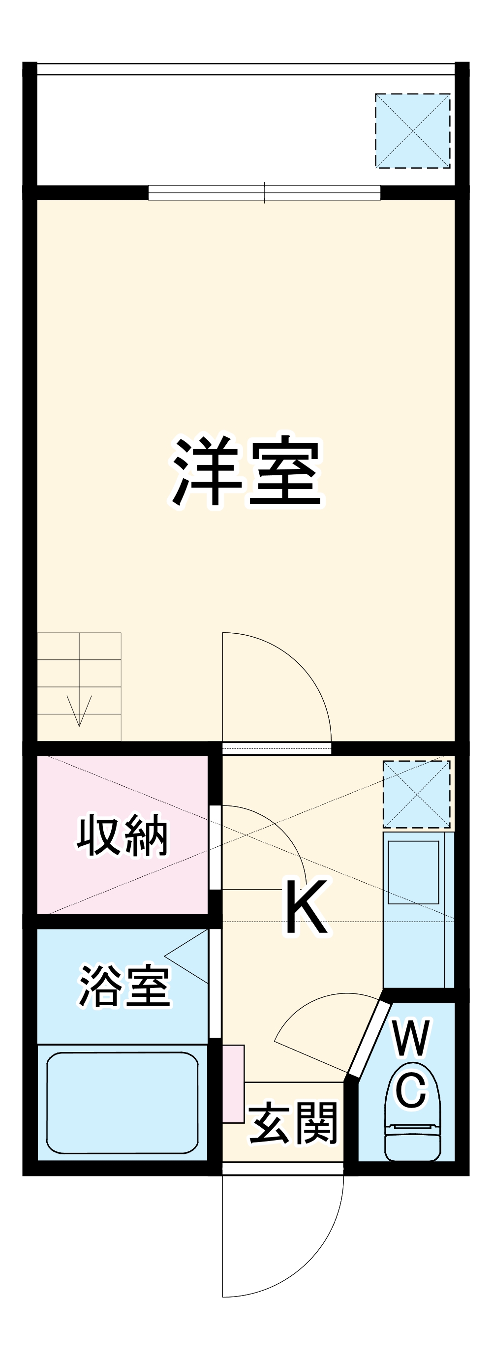 セザンヌ小鷹野2の間取り