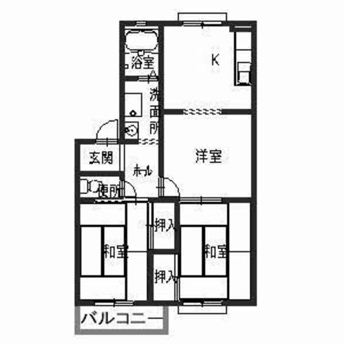 リバーサイドシティ麻生川の間取り