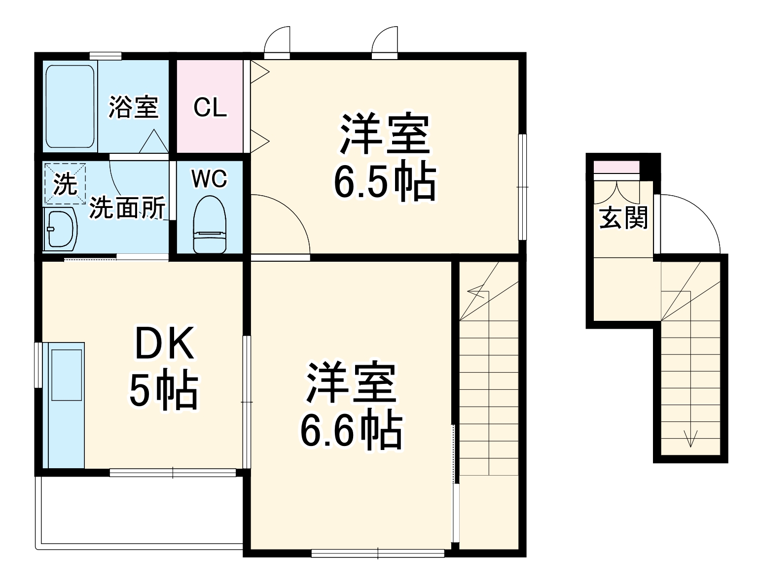 フェリーチェD棟の間取り