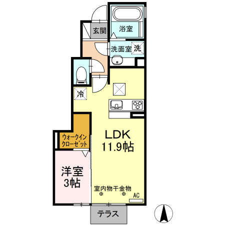 ルピナスの間取り