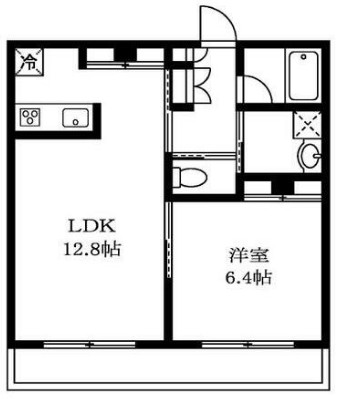 チッタカーサビアンカⅢの間取り