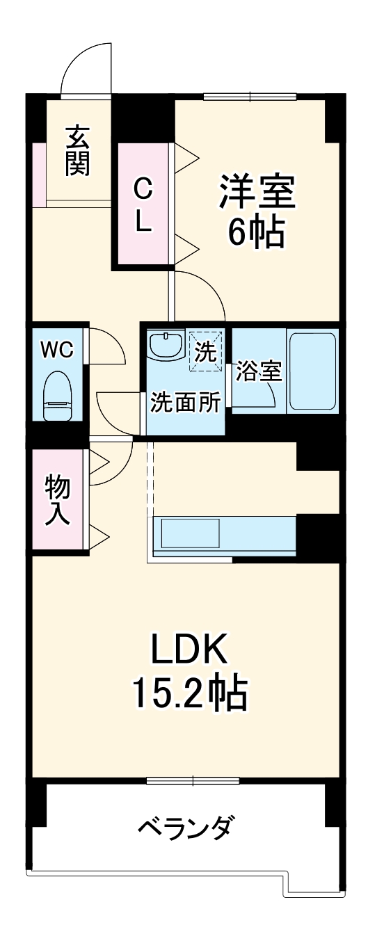 リベルテONEの間取り