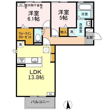 プリムヴェールの間取り