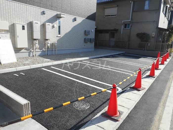 3/14 駐車場