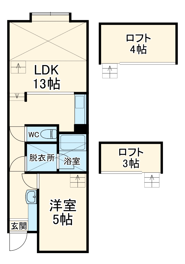 セザンヌ原町の間取り