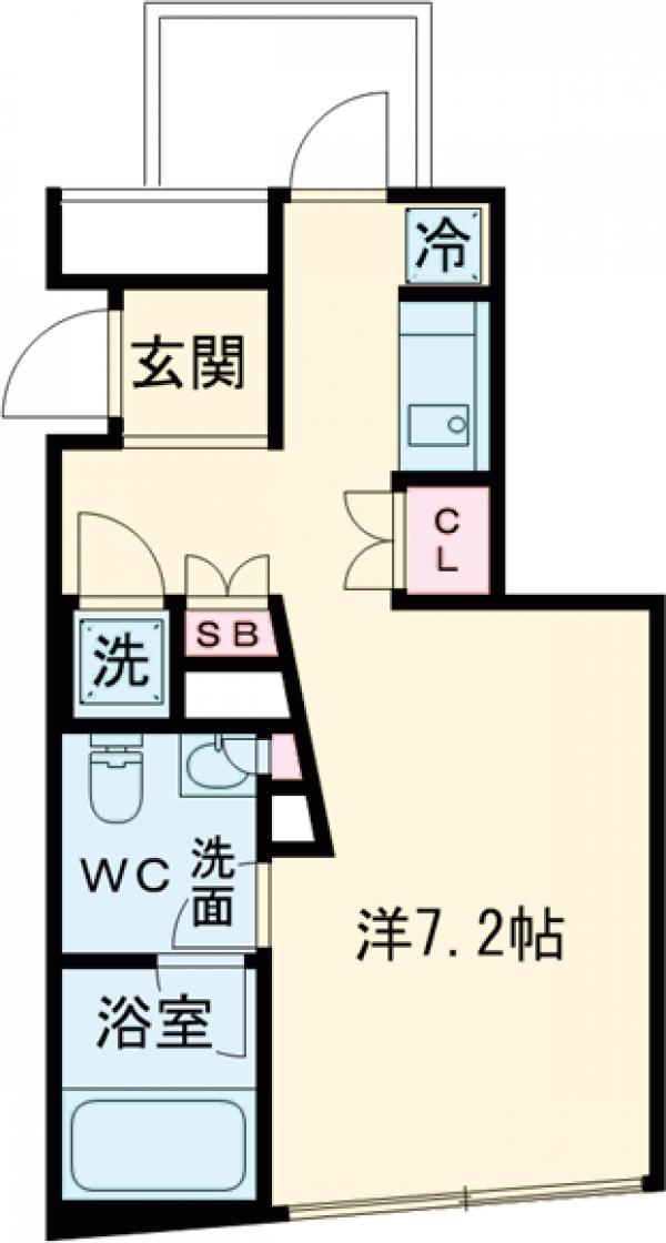 KDXレジデンス下馬の間取り