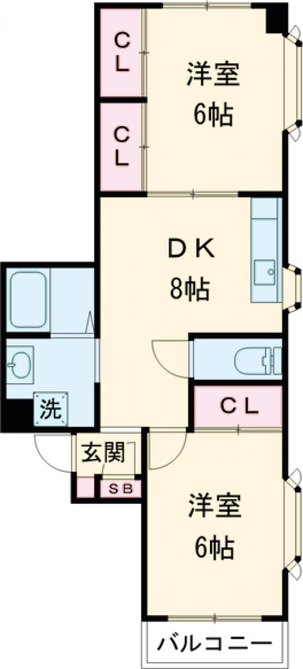 碑文谷MEビルの間取り