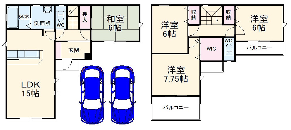 泉2丁目ハウスの間取り