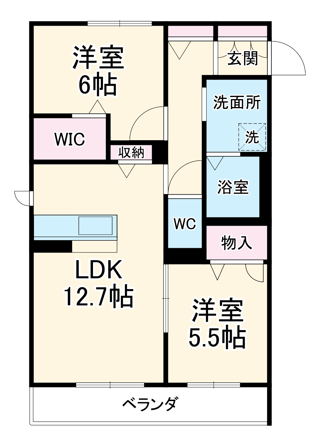 THE PARK RESIDENCE138の間取り