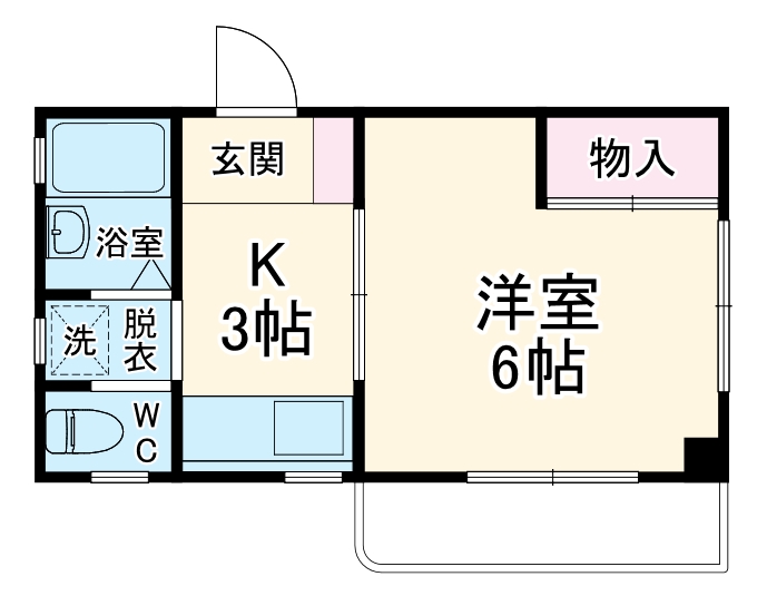 エコール松山の間取り